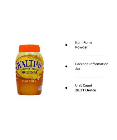 Ovaltine Add Milk Original Formula 800g - Delicious and Nutritious Drink Mix - Buy Online on GoSupps.com