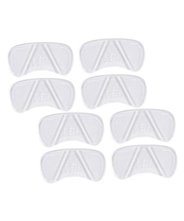 4 Pairs Half Size Back Portable Heel Cushions Outdoor Heel Pads Heel Grips for Womens Shoes Heel Stickers Convenient Heel Pads Shoes Accessories Shoe Supply Daily Heel Liners Gel