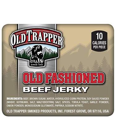 Old Trapper Double Eagle Beef Jerky - Traditional Wood Smoked, 80 Pieces Jar - Buy Online on GoSupps.com