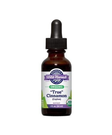 Oregon's Wild Harvest Cinnamon 1:2 Organic Herbal Supplement 1 Fluid Ounce