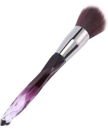Beifenl Purple Fiber Bright Transparent Crystal Diamond Makeup Brush Blush Foundation Eye Shadow Brush - Buy Online on GoSupps.com