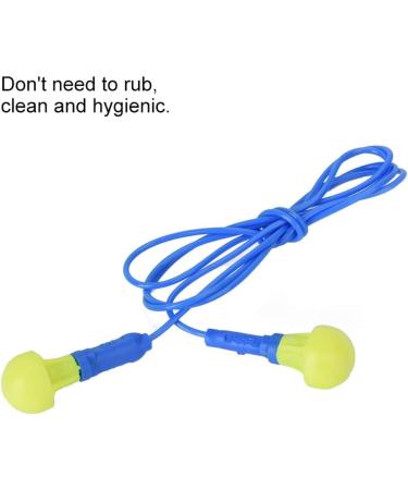Yellow & Blue Soft Foam Earplugs | Soundproof Mushroom Head Earplugs for Learning & Industry - Buy Internationally - Buy Online on GoSupps.com