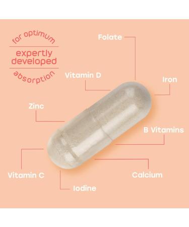 Expertly Formulated Vegan Prenatal Vitamins for Pre-Conception & Pregnancy - 60 Capsules - Buy Online on GoSupps.com