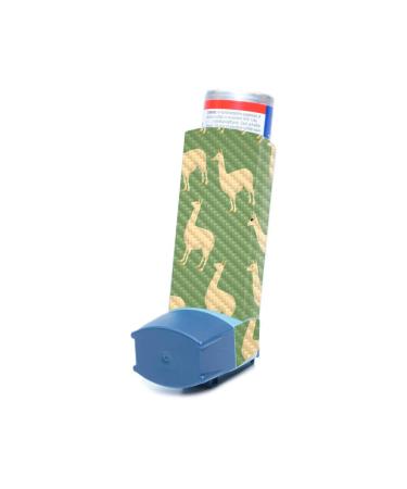 MightySkins Carbon Fiber Skin for Ventolin HFA Asthma Inhaler - Llama | Protective Durable Textured Carbon Fiber Finish | Easy to Apply Remove and Change Styles | Made in The USA