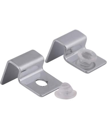 Zerodis 4pcs Stainless Steel Fish Glass Cover Support Bracket Aquarium Cover Glass Clip Holder Lid Bracket Fish Protection(6mm) - Buy Online on GoSupps.com