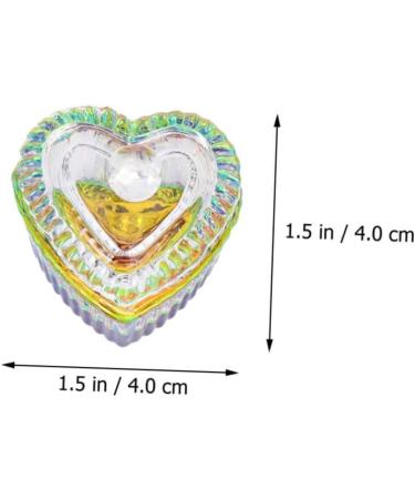 POPETPOP 2 Sets Nail Art Crystal Cup Nail Art Brush Nail Crystal Bowl Shot Glass with Lid Acrylic Liquid Powder Dappen Dish Acrylic Nail Brush Glass Tumbler with Lid Painted Abs Paint Pen - Buy Online on GoSupps.com