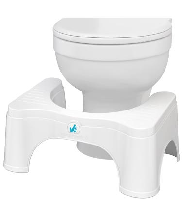 Squatty Potty Original Toilet Stool 2.0 Base 7", White, 1 Count