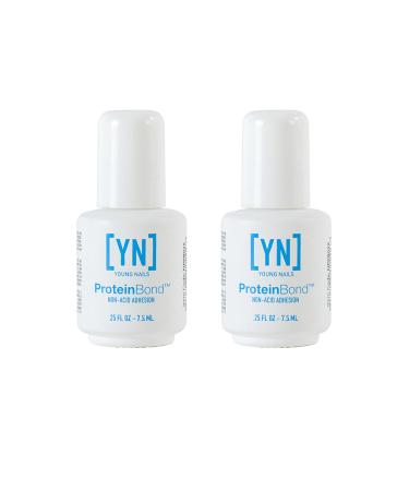 Young Nails Nail Protein Bond Superior Bonding Primer for Acrylic and Gel 0.25 oz. 0.25 Fl Oz (Pack of 2)