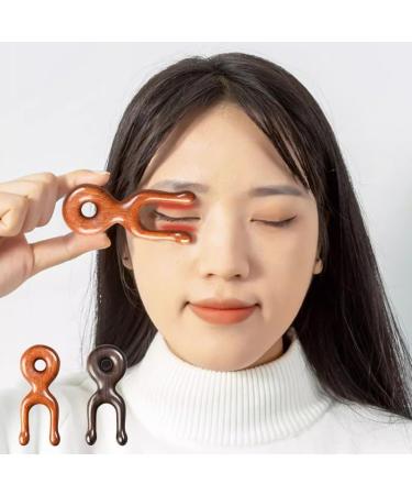 Sandalwood Nose Gua Sha Massage Tool | Antistatic Acupoint Face & Hand Massage Device for Nose Lifting - Buy Online on GoSupps.com