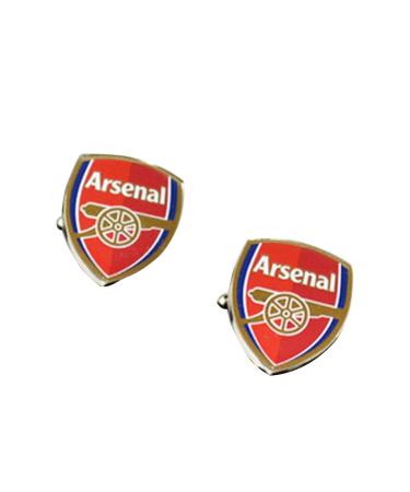 ARSENAL FC Official Players Cufflinks Red Club Crest