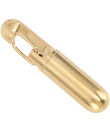 Small Keychain Pill Holder - Mini Portable Stainless Steel Medicine Storage for Travel & Camping - Buy Online on GoSupps.com