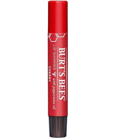 Burt's Bees 100% Natural Moisturising Lip Shimmer Cherry - 1 Tube 1 Count (Pack of 1) Cherry 1 count (Pack of 1) - Buy Online on GoSupps.com