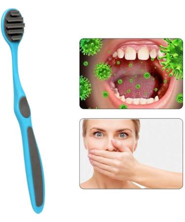 BTOSEP Tongue Brush 2 Pack - Effective Bad Breath Remover & Mouth Cleanser for Men Women Children & Elderly - Freshen Your Breath Today! - Buy Online on GoSupps.com