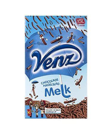 Venz Hagelslag Chocolat au lait Sprinkles Pain Topping propagation 400G
