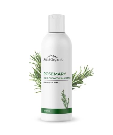 Rosemary Hair Growth Shampoo - Enriched With Rosemary Green Tea & Caffeine - For All Hair Types - For Men & Women - Sulfate & Paraben Free - 6.7 FL Oz / 200 ml