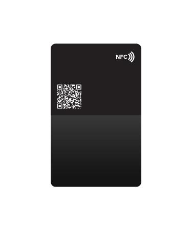 Social Master Digital Business Card Metal Wallet Sized NFC Business Card for Instant Contact and Social Media Sharing No App Required No Fees iOS and Android Compatible (Blackout)