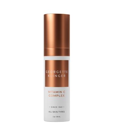 Vitamin C Complex - Hyaluronic Acid & Kakadu Plum Serum Hydrates and Reduce Aging Signs Wrinkles Fine Lines Sun Spots Age Spots Acne Scars While Maintaining Moisture - 1 oz by Georgette Klinger