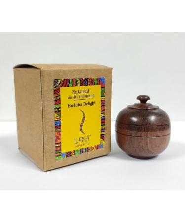 ANANYA FASHION & CRAFTS HUB Buddha Delight Natural Solid Perfume Beeswax Long Lasting Body Fragrance Balm Solid State Eau De Perfum in Wooden Jar 6 gm - Buy Online on GoSupps.com