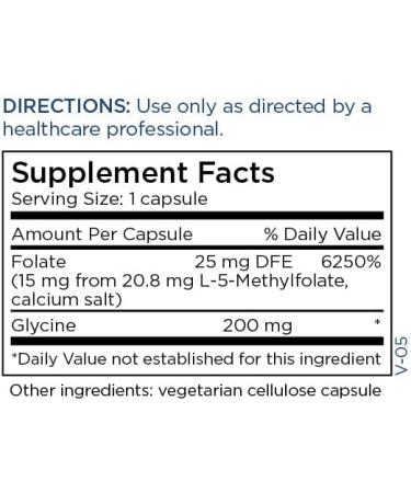 Metabolic Maintenance L-Methylfolate 15mg | Gluten & Dairy Free | Cognitive & Brain Health Support | 60 Capsules - Buy Online on GoSupps.com