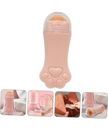 IWOWHERO 1pc Volcanic Stone Oil-absorbing Ball Skin Care Roller Volcano Stone for Skin Pink Volcanic Rock 7.5x3cm Pink - Buy Online on GoSupps.com