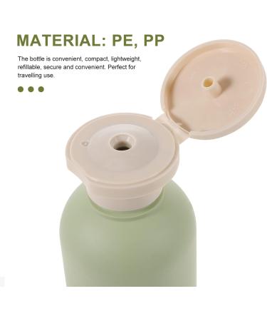Minkissy Empty Shampoo Bottles 250ml - Set of 3 Refillable Squeeze Containers for Shower Gel, Lotions, and Body Wash - Green - Buy Online on GoSupps.com