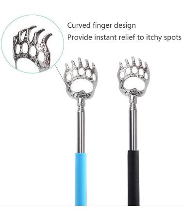 2-Pack Bear Claw Black Telescopic Back Scratcher & Head Massager Scalp Scratcher (Gold) - Handheld Massage Tingler for Head & Body Relaxation - Buy Online on GoSupps.com