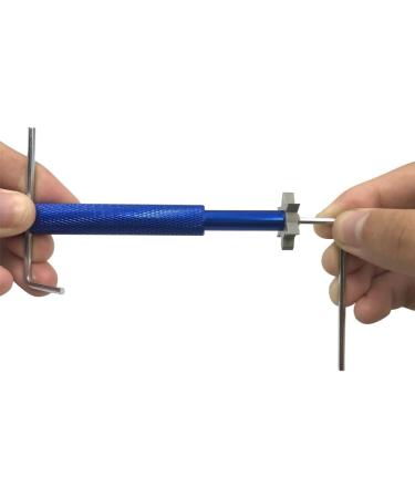 XCELLENT Golf Club Groove Sharpener with 6 Cutter Blades - Blue - Buy Online on GoSupps.com