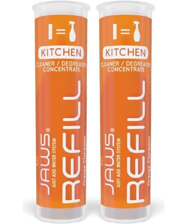 JAWS Multi-Surface Kitchen Cleaner Bottle & 2 Refill Pods | Eco-Friendly Refillable Cleaning Supplies - Shop Internationally - Buy Online on GoSupps.com