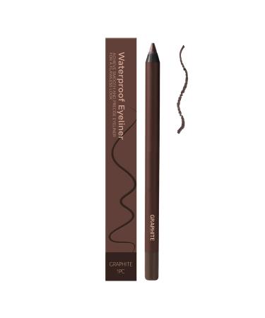 Anti-Smudge Eyeliner Pencil - 2 in 1 24-Hour Smudge-Proof Eyeliner and Eyebrow Pencil - Durable for Eyebrows Sharpenable Ideal for Everyday Use and Travel