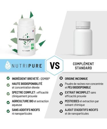 Nutripure | Balance & Sleep Stress Pack | Food Supplements Magnesium Bisglycinate Ashwagandha & Rhodiola | For Recovery | Take Over Yourself | Gift Or To Give - Buy Online on GoSupps.com