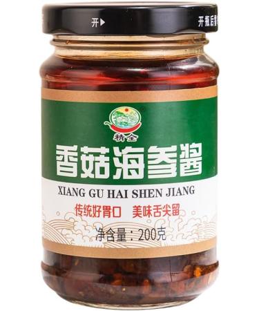 Mushroom chili sauce 200g/can of Douban sauce Chinese chili sauce handmade sauce main course and side dishes rice toppings ready to eat food special spicy dipping sauce (200g) - Buy Online on GoSupps.com