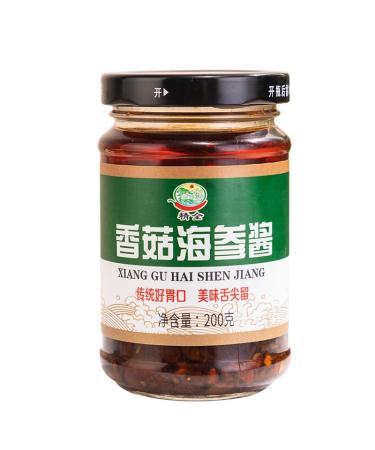 Mushroom chili sauce 200g/can of Douban sauce Chinese chili sauce handmade sauce main course and side dishes rice toppings ready to eat food special spicy dipping sauce (200g)