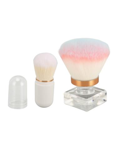 Retractable Kabuki Makeup Brush Daubigny Powder Brush Foundation Travel Brush with Soft and Durable Bristles Easy Application Effortless Blending for Blush Bronzer & Powder