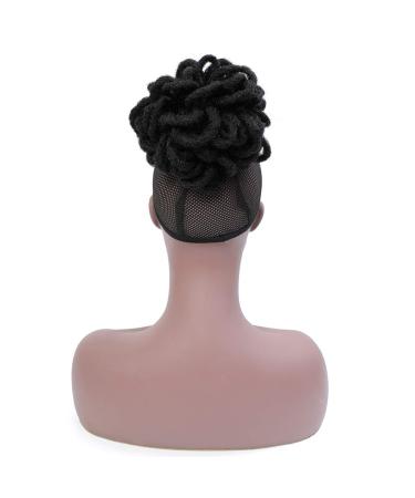 Liliyab Loc Bun Dreadlock Afro High Puff Drawstring Ponytail for Black Women - Buy Online on GoSupps.com