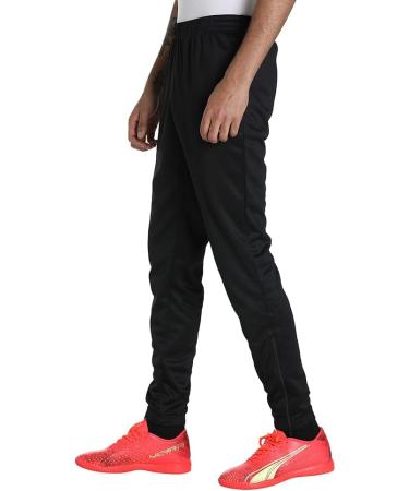 PUMA Men's Jogging Pants - Teamrise Poly Training Pants in Black/White | Stylish & Comfortable Activewear for All Occasions - Buy Online on GoSupps.com