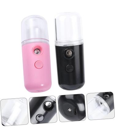 VINTORKY 2pcs Spray Hydrating Apparatus Mist Sprayer Bottle Face Cleaner Handheld Sprayer Black Plastic - Buy Online on GoSupps.com