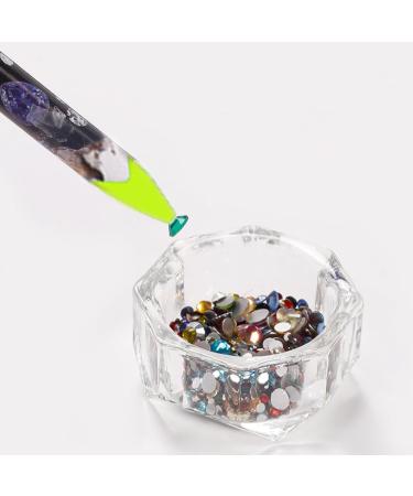 AMZLORD 4/12PCS Rhinestone Picker Pencil Set Self Adhesive Crystal Gem Pick Up Tools with Pencil Sharpener Dotting Wax Pen Nail Dotting Wax Pen Green - Buy Online on GoSupps.com