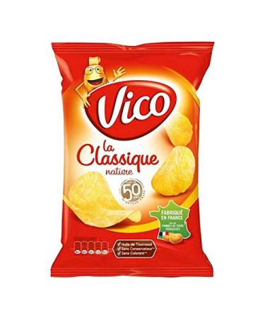 Vico Chips Classic Nature 135g (pack of 6)