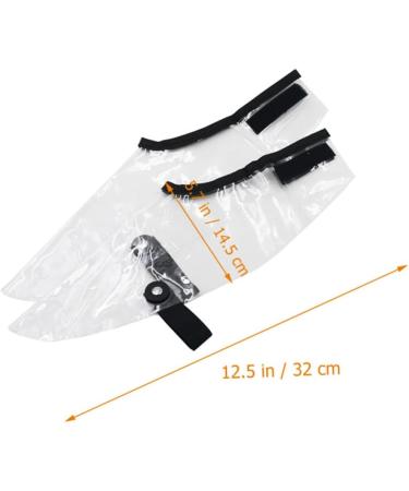 PLAFOPE 1 Pair Barber Shoe Covers Haircut Shoes Cloak Capes Hair Stylist Shoes Cape Shoe Protectors Hairdressing Shoe Cover Foot Cover Shoes Protector Cosmetic Protective Gear 34x15cm - Buy Online on GoSupps.com