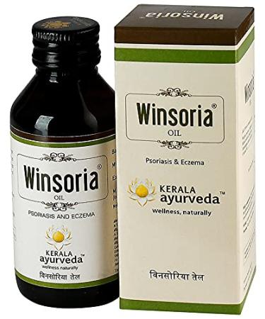 Kerala Ayurveda Winsoria Oil - Ayurvedic Oil for Body with Rubia Cordifolia - Soothes & Repairs Skin Promotes Skin Restoration 6.76 Fl Oz