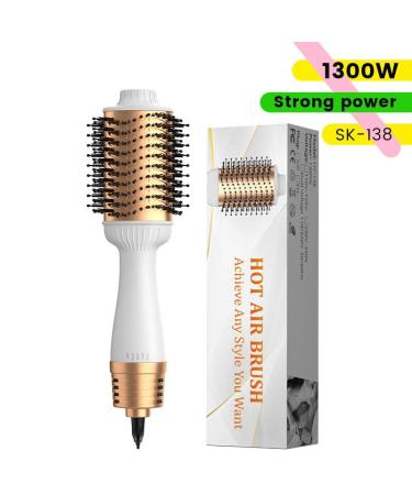 Professional 4-in-1 Hair Dryer Brush - Volumizer with Negative Ion for Drying Straightening Curling and Styling All Hair Types