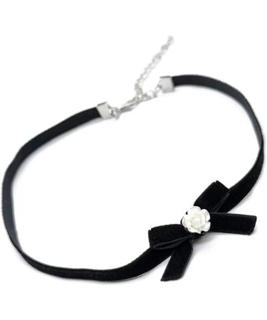 Oralgos Adjustable Band Necklace - Fashionable Black Collarbone Chain with Delicate Loop Trailer for Everyday & Party Wear - Buy Online on GoSupps.com