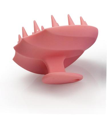 Magiclulu Silicone Handy Shampoo Brush - Head Massage & Peeling Device 10.80x9.50cm Pink - Perfect for Scalp Cleaning - Buy Online on GoSupps.com