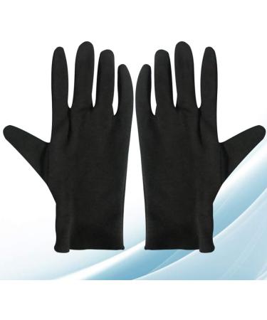 Beaupretty Moisturizing Eczema Cotton Gloves 12 Pairs Black Cotton Gloves for Dry Hands SPA Lotion Gloves Cosmetic Gloves S M. - Buy Online on GoSupps.com