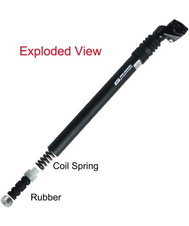 GANOPPER Suspension Seatpost 30.4*350mm | 40mm Travel Damping Seat Post | Alloy Bike Part - Buy Online on GoSupps.com