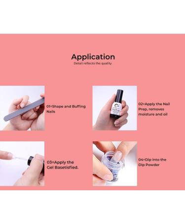 BNG Base Gel Top Gel Natural Dry Activator Brush Saver for for Nail Dip Powder Natural Dry Cure Dipping Powders - (Color: Prep) - Buy Online on GoSupps.com