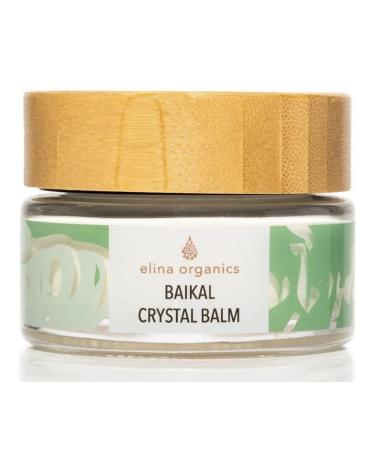 Baikal Crystal Balm 2oz antiaging microneedling rebuild collagen tighten skin lift skin hydrate skin dry skin Lubomirskia Freshwater Sponge Squalane Beeswax Vitamin E organic skincare