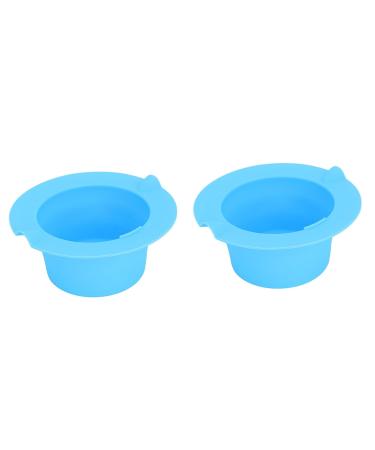 Replacement Wax Warmer Pots - Professional 400ml x2 Silicone Heating Inserts | Heat-Resistant Hair Removal at Home (Blue) - International Shipping - Buy Online on GoSupps.com