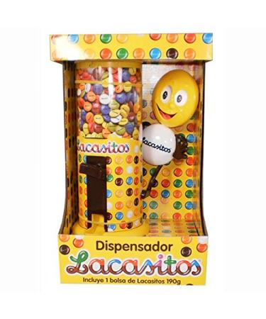 190g chocolate colored gragee dispenser