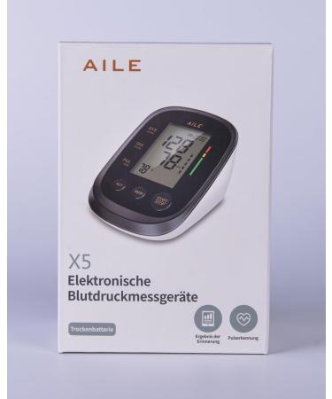 Aile Blood Pressure Monitor - Automatic Upper Arm Device with Large Cuff (22-42cm) 2x99 Memory Easy to Use Home Use | International Shipping - Buy Online on GoSupps.com